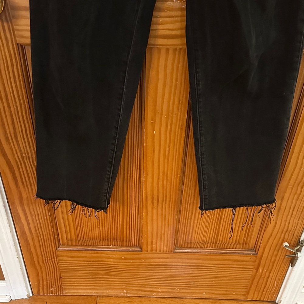 Old Navy OG loose with secret-smooth pockets Women's Black Straight Leg Jeans - Picture 4 of 4